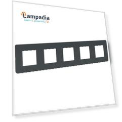 NU201054 Рамка Unica Studio Антрацит 5-постовая Schneider Electric