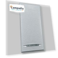 HC4055A Axolute Кнопка,10А, 1 модуль, авт.клеммы,цвет алю Bticino