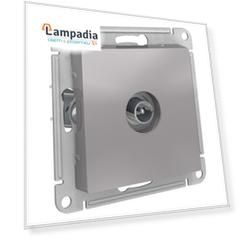 ATN000392 Atlasdesign TV Розетка проходная 4DB, механизм, Алюминий Schneider Electric