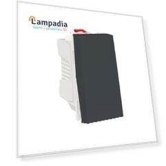 NU310654 Выключатель 1-клавишный, кнопочный, сх. 1 10 A, 1 мод, Антрацит Schneider Electric