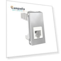 NU349130 Розетка телефонная, RJ12, одиночная, 1 Модуль, Алюминий Schneider Electric