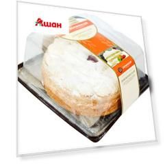 Торт песочный Добрынинский с белковым кремом и вкусом клюквы, 900 г