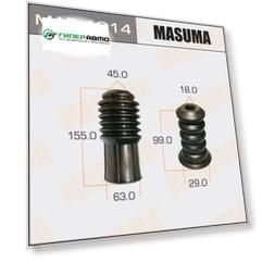 Пыльники стоек универсальные "Masuma", отбойник D=20, H=99