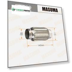 Гофра глушителя "MASUMA"  48x140