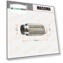 Гофра глушителя "MASUMA"  51x160