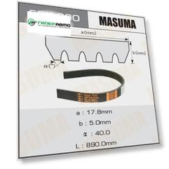 Ремень ручейковый "Masuma" 5PK- 890