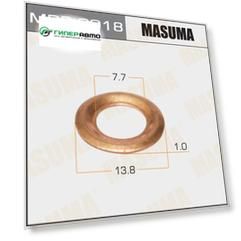 Шайбы для форсунок "Masuma" (медн.) 16627-V0702,  7,7х13,8х1  TD#,CD#,FD# (уп. 50шт.)