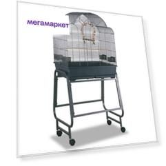 Клетка для малых и средних птиц Montana Memphis II 45x66x144,  тёмно-серая