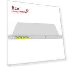 Укомплектованный многомодовый стоечный оптический кросс TopLan КРС-Top-1U-08ST/U-OM2-GY