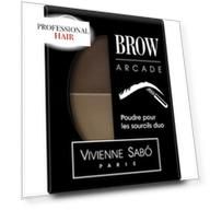Vivienne Sabo Poudre Pour Les Sourcils Duo Brow Arcade - Тени для бровей двойные, тон 01