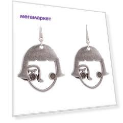 Серьги подвески из бижутерного сплава OTOKODESIGN 1-56121