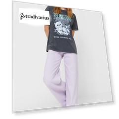 Stradivarius Футболка С Надписью Feline Good Темно-Серый M