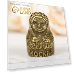 Напёрсток сувенирный «Москва», латунь