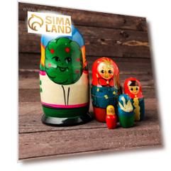Матрёшка-сказка «Гуси-Лебеди», 5 в 1, МИКС