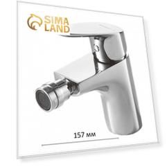 Смеситель для биде BRAVAT Gina F365104C-ENG, однорычажный, корпус латунь, хром