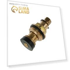 Кран-букса, резьба 3/8", резина, квадрат, латунь