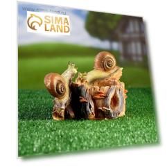 Садовая фигура "Улитки-кормушки" 15х25cм