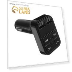 FM-трансмиттер, 12-24В, 2USB/WMA/MicroSD/Bluetooth, микс
