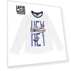 Футболка с рисунком Кеды, 3-14 лет