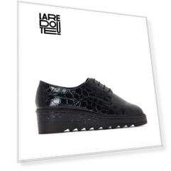 Ботинки-дерби под кожу крокодила