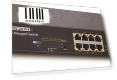 IPv4/IPv6, 8-Port Managed 802.3at POE+ Gigabit Ethernet Switch  + 2-Port 100/1000X SFP (120W)