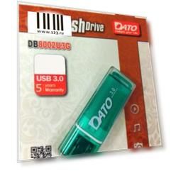 Флеш Диск Dato 32Gb DB8002U3 DB8002U3G-32G USB3.0 зеленый