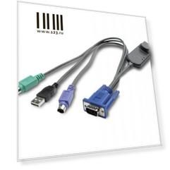 Кабель APC KVM PS/2 VM Server Module - 14 in 0.36m AP5635