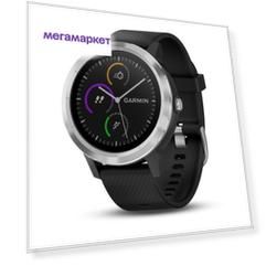 Умные часы Garmin Vivoactive 3 Silicone Steel/Black