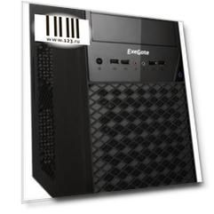 Корпус microATX Exegate QA-413U Без БП чёрный EX278431RUS
