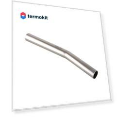 Отвод из нержавеющей стали безраструбный Valtec 45° 15 x 15 мм