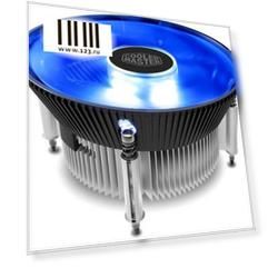 Cooler Master CPU Cooler I70C PWM, Intel 115*, 95W, Blue LED Fan, AlCu, 4pin