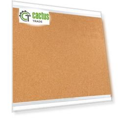 Демонстрационная доска Cactus CS-CBD-45X60 (45x60 см.) пробковая, алюминиевая рама