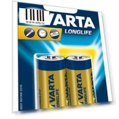 Батарейки Varta Longlife C LR14 2 шт