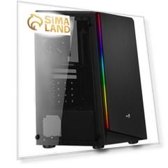 Корпус Aerocool RIFT, без БП, ATX, Midi-Tower, черный