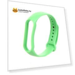 Ремешок Zibelino для Mi Band 5 Silicone Green ZBS-XIMB5-GRN