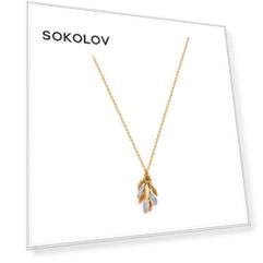 Колье SOKOLOV из комбинированного золота