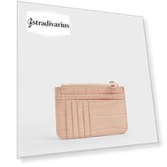Stradivarius Лакированная Визитница Цвет Розового Макияжа 103
