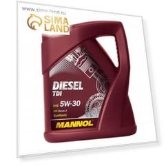 Масло моторное MANNOL 5w30 син. Diesel TDI, 5 л