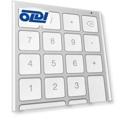Беспроводной цифровой блок клавиатуры Satechi Aluminum Slim Keypad Numpad. Цвет серебристый.