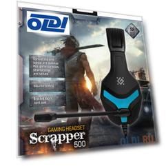 Игровая гарнитура Scrapper 500 синий + черный, кабель 2 м