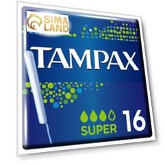 Тампоны с аппликатором Tampax Super, 16 шт.