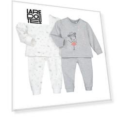 Комплект из 2 раздельных пижам LA REDOUTE COLLECTIONS