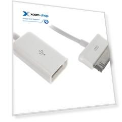 Переходник Red Line USB OTG УТ000002260 с ридером для планшетов Samsung, белый