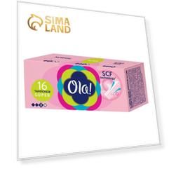 Тампоны Ola! Tampons Super, шелковистая поверхность, 16 шт.