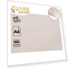 Бумага писчая А3, 500 листов Calligrata, плотность 50-65 г/м², белизна 65%, серая (типографская №2)