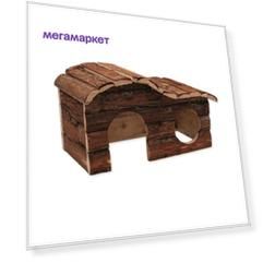Домик для морские свинки Small Animals сборный дерево 20х22х36.5см