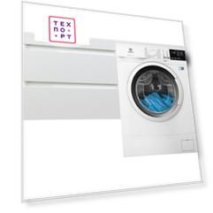 Стиральная машина с тумбой и раковиной Electrolux PerfectCare 600 EW6S4R27W Даллас 130 белая, подвесная левая