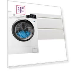 Стиральная машина с тумбой и раковиной Electrolux PerfectCare 600 EW6S3R07SI Даллас 130 белая, подвесная правая
