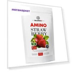 Balance Group Life Коктейль с коллагеном Balance Group Life Amino, 250 г, вкус: клубника