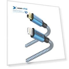 Кабель интерфейсный HAMA 00183311 Lightning/USB Type-C (m), 1.5м, синий